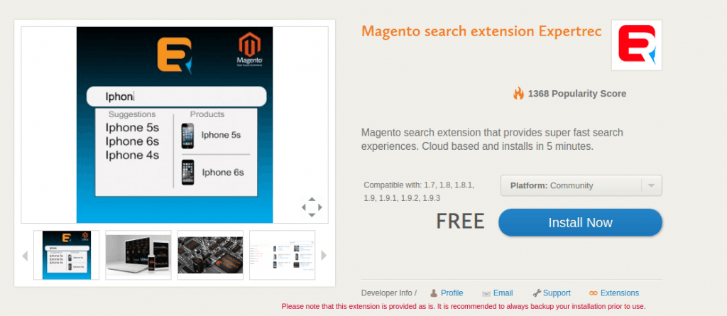 magento search not working