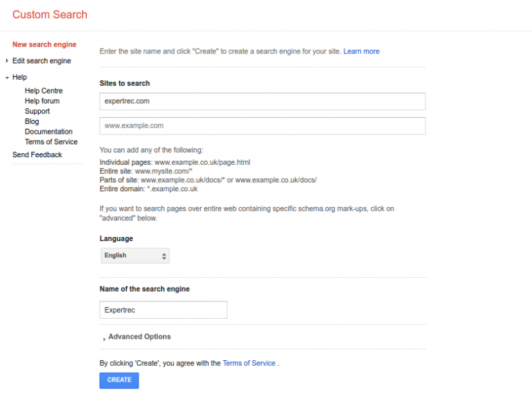 Search engine id