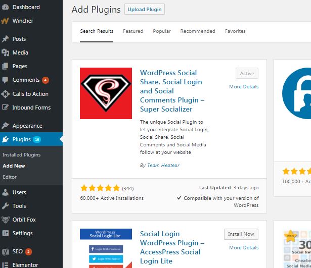 add social login in wordpress