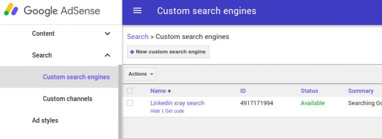 make money google custom search
