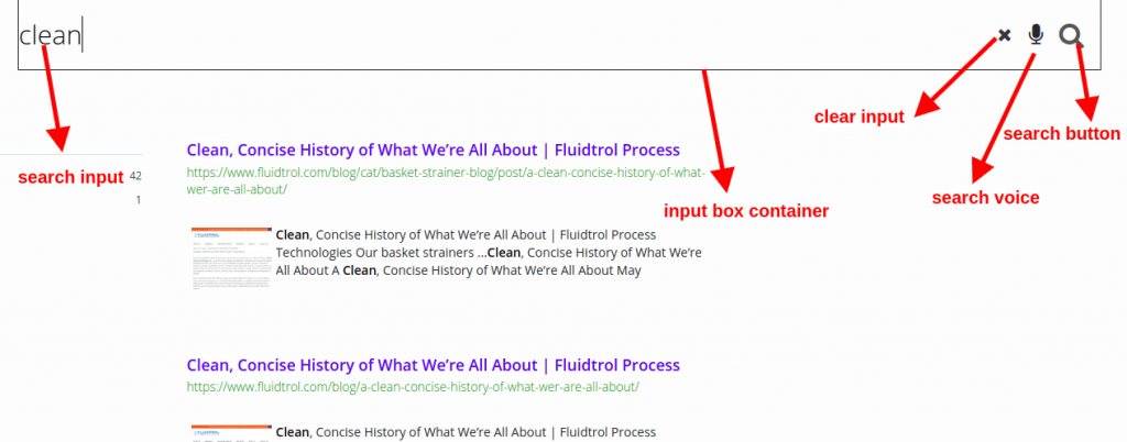 Full Screen Search Box - Expertrec custom search engine
