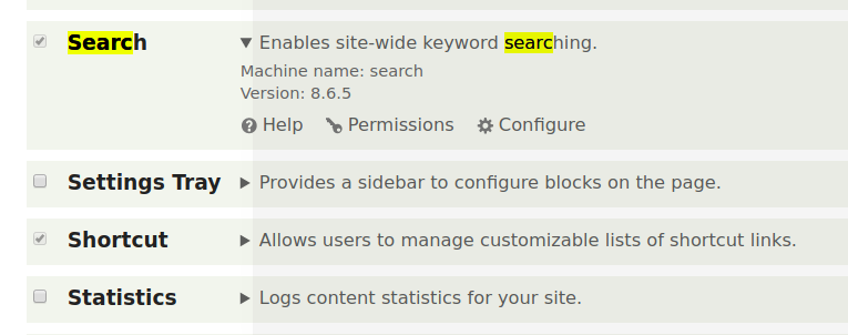 drupal search not working how to fix