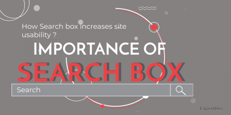 importance of search box in website