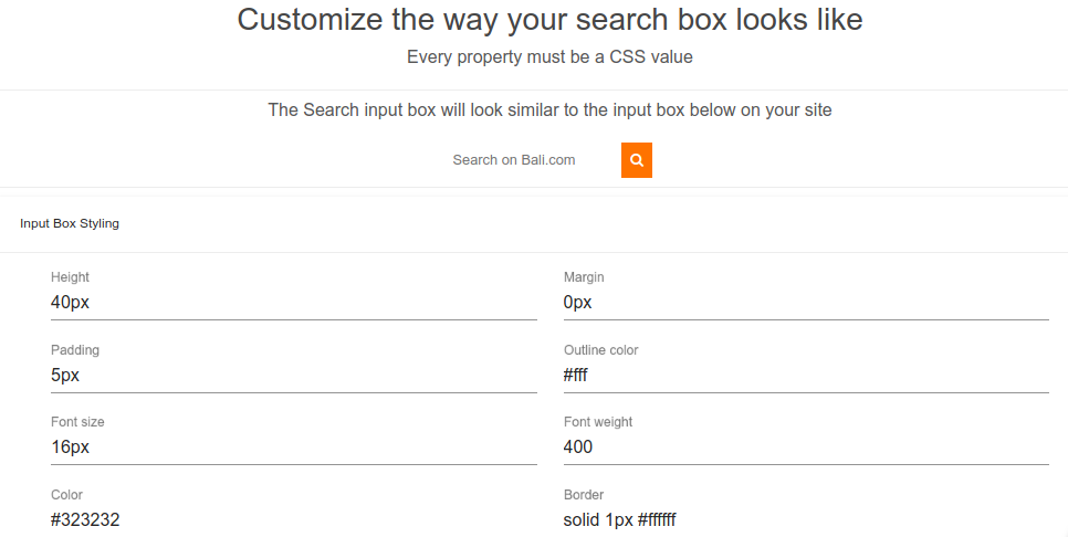 Custom search form wordpress plugin