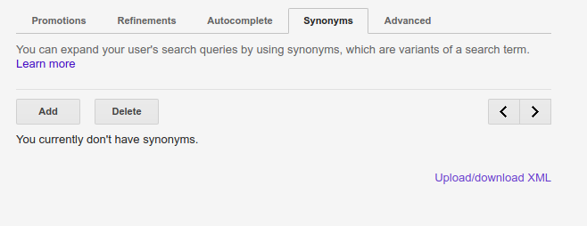 How to create custom search in google-synonyms