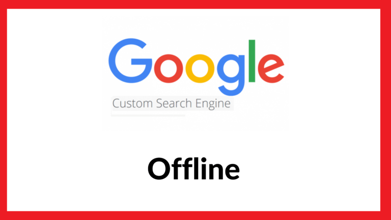 google custom search offline
