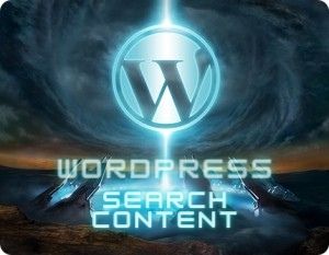 wordpress search content