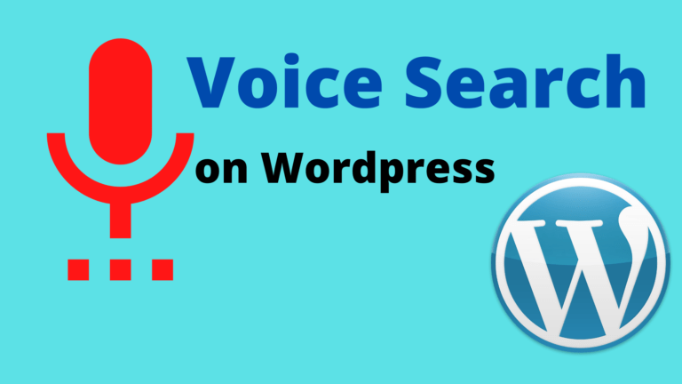 wordpress voice search