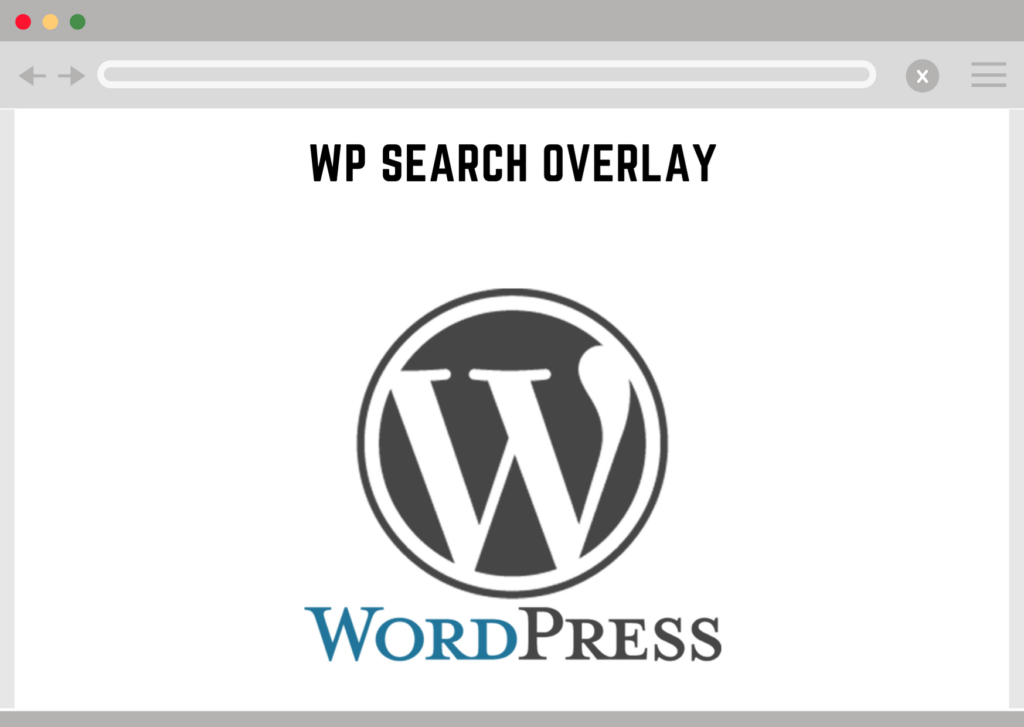 Wordpress Search Overlay