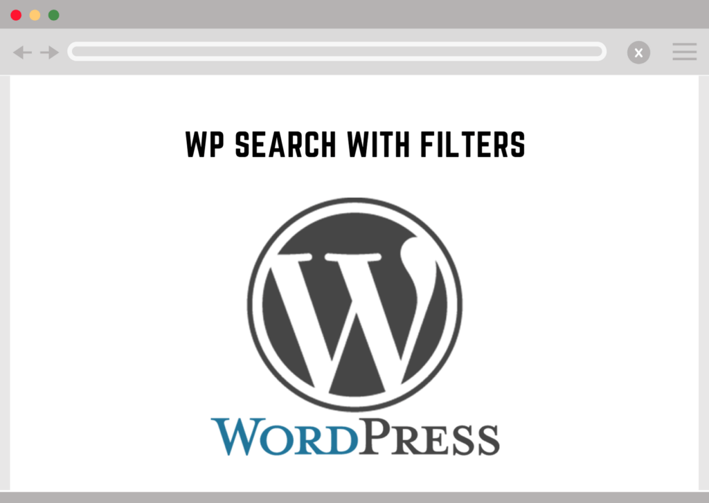 Wordpress Search With Filters