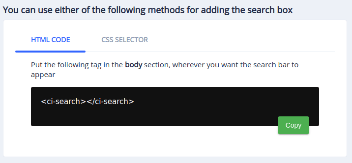 ci search install
