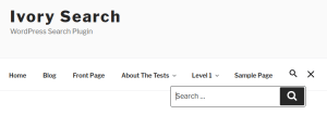 Wordpress Ivory Search