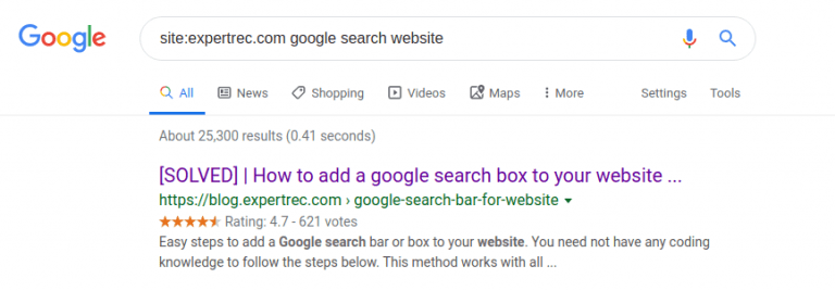google search site