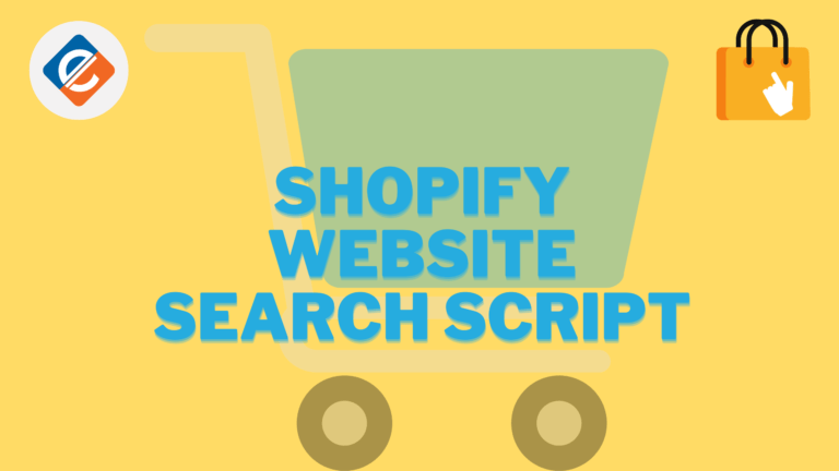 Shopify Website Search Script