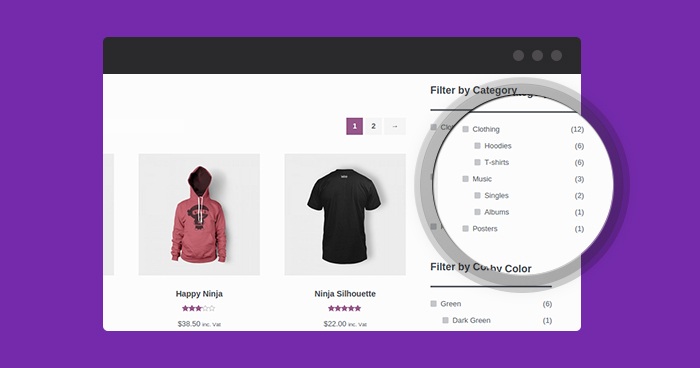 edit woocommerce search results page