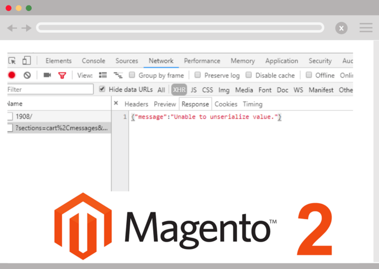 unable to unserialise value magento 2