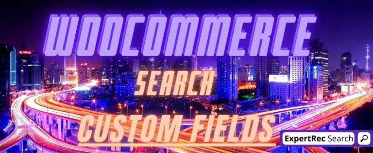 Woocommerce Search Custom Fields