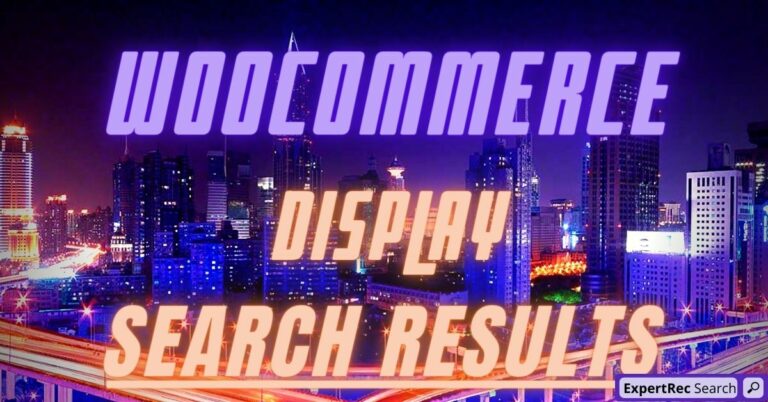 Woocommerce Display Search Results
