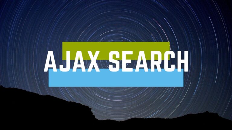 AJAX Search