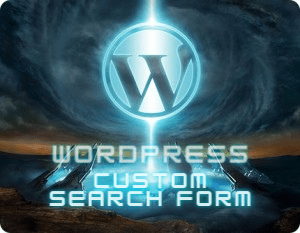 WordPress Custom Search Form
