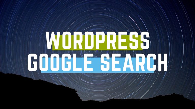 wordpress google search