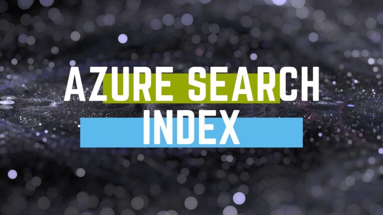 Azure search index