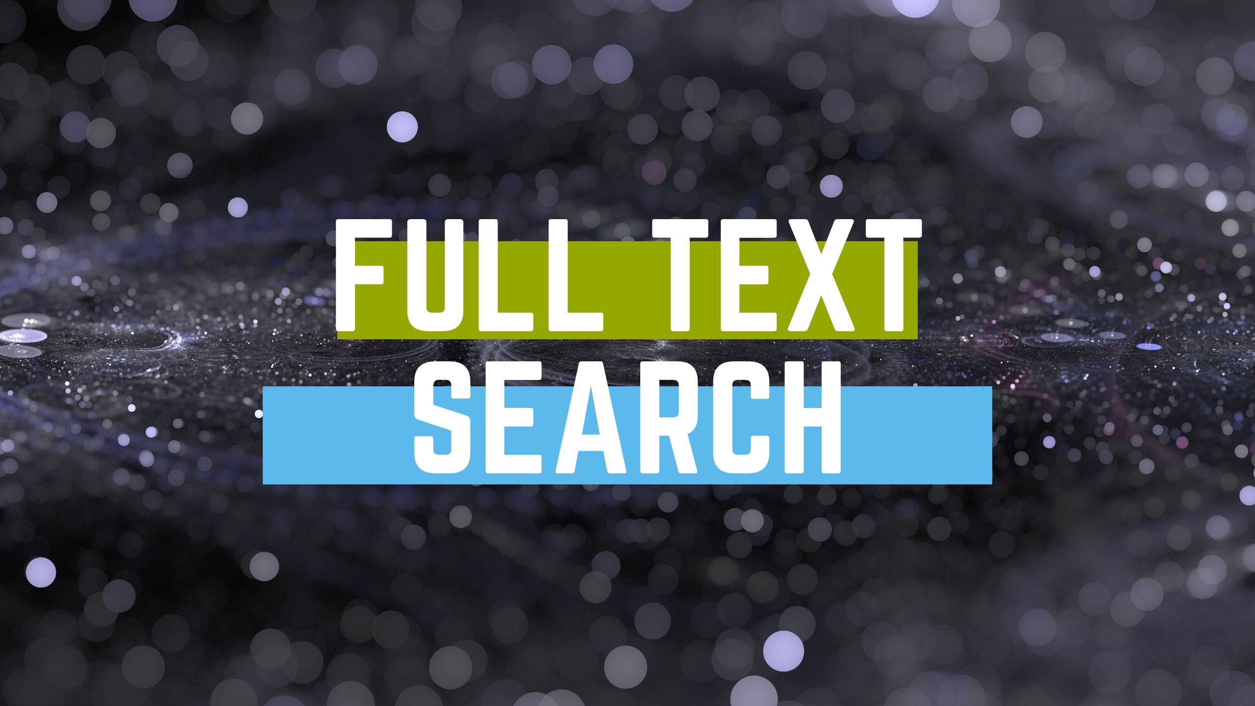 full text search