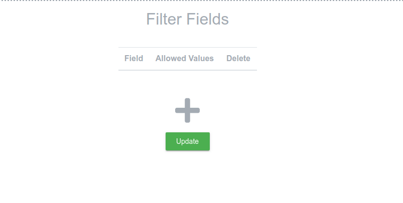 filter fields