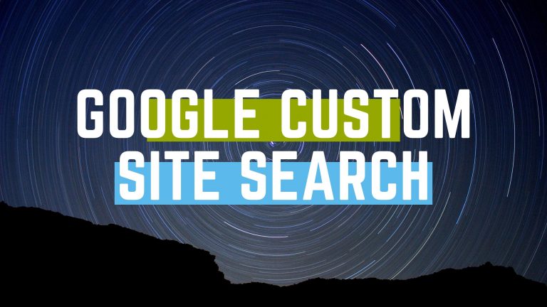 google custom site search