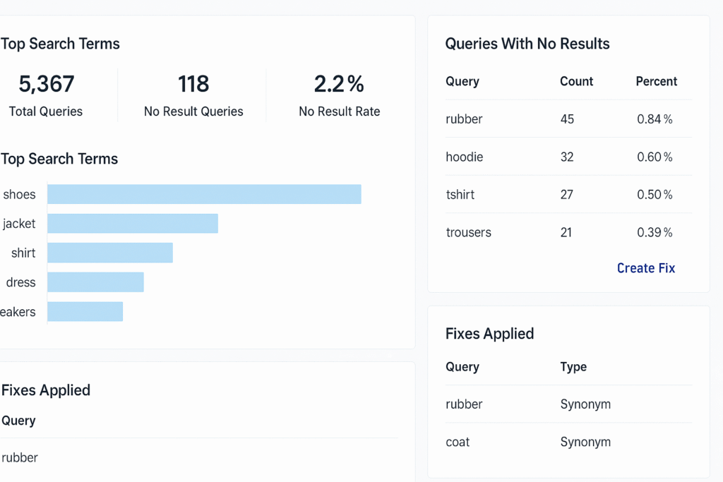 Analyze search data