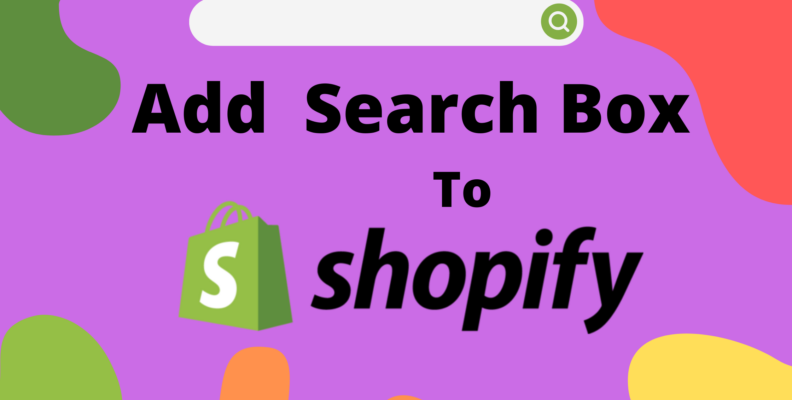Add searchbar to shopify websites
