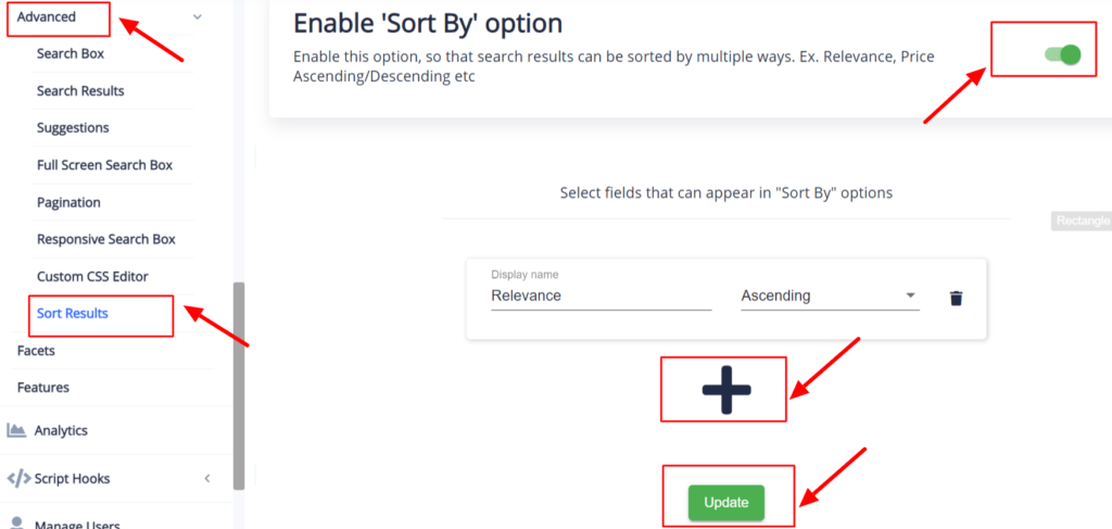 Enable 'Sort By' option to get Wix Filter Search on your wix site