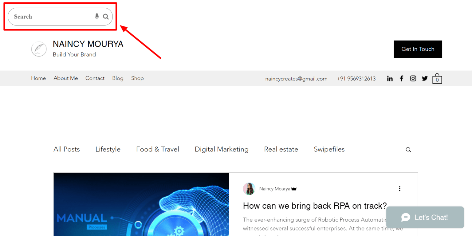 Enhance Your Wix site with a Customized Search Bar Expertrec