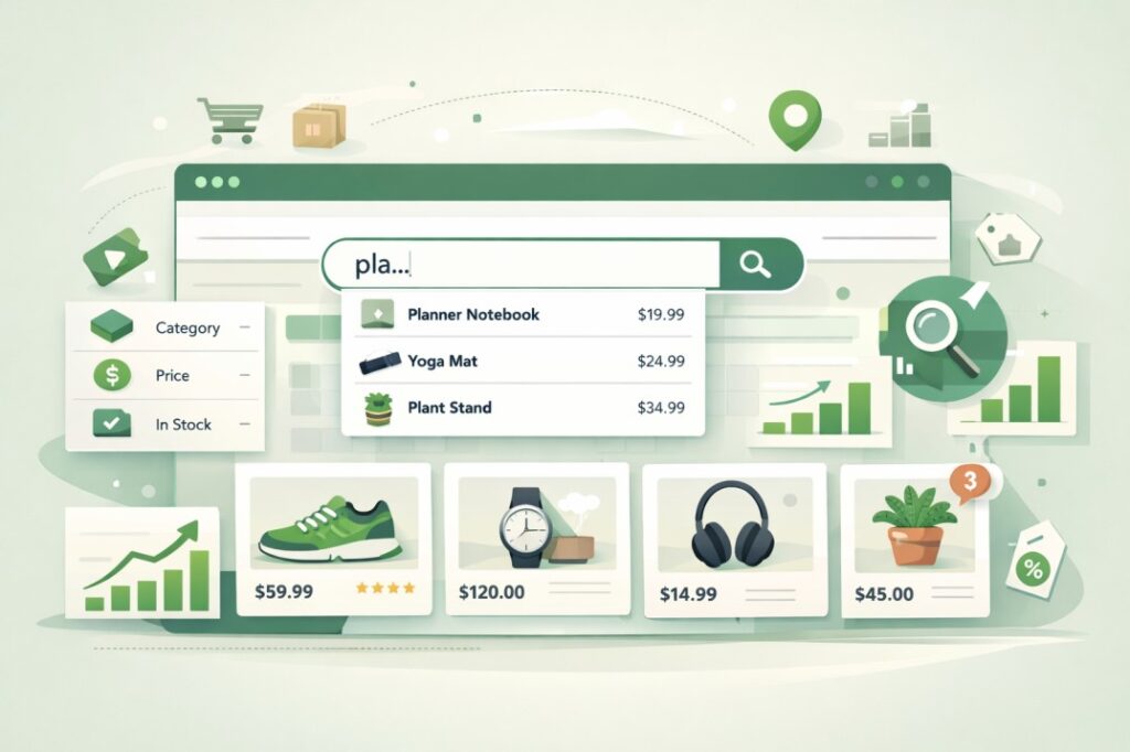 shopify search products