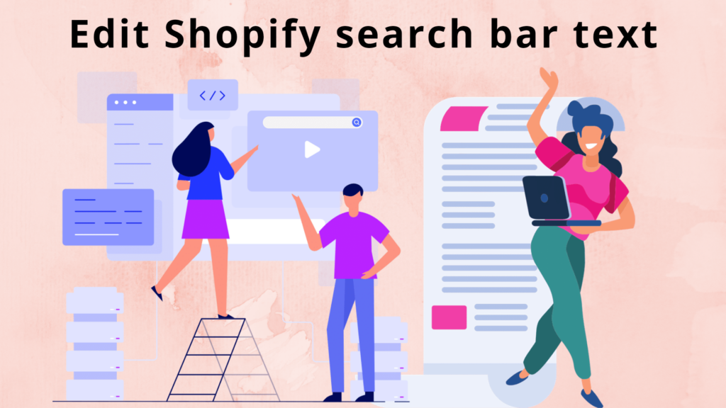 Edit the text inside shopify search bar