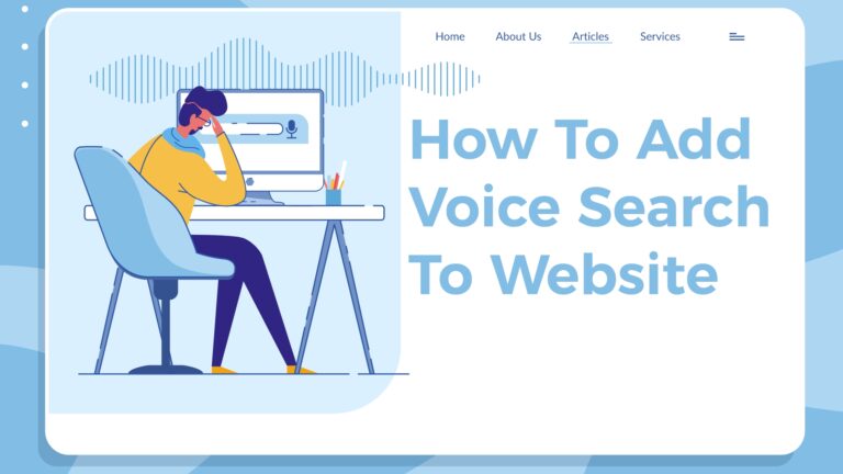 How to add voice Search to a Website?