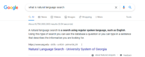 featured snippet NLP
