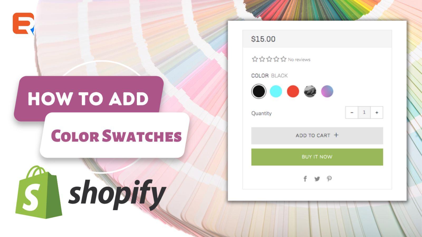 Step-by-Step Guide: How to Add Color Swatches on Shopify - Expertrec