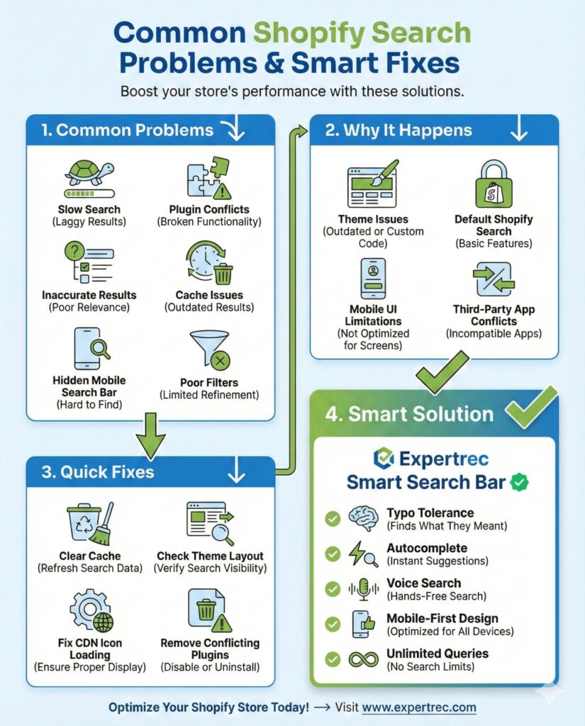 shopify search not working