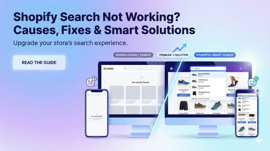 shopify search not working how to fix