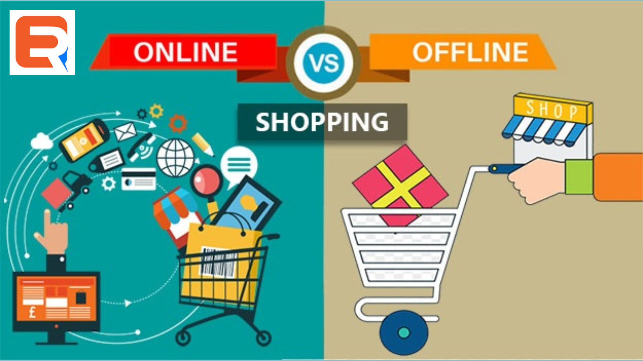 online vs offline shopping essay writing