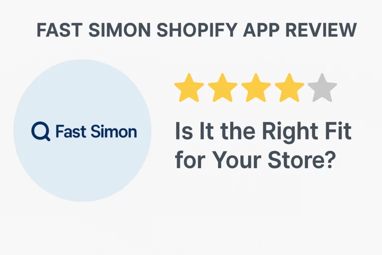Fast Simon Shopify app review