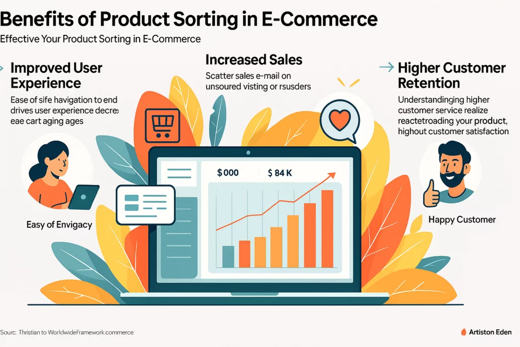 Insert an infographic here showcasing statistics and benefits of product sorting.