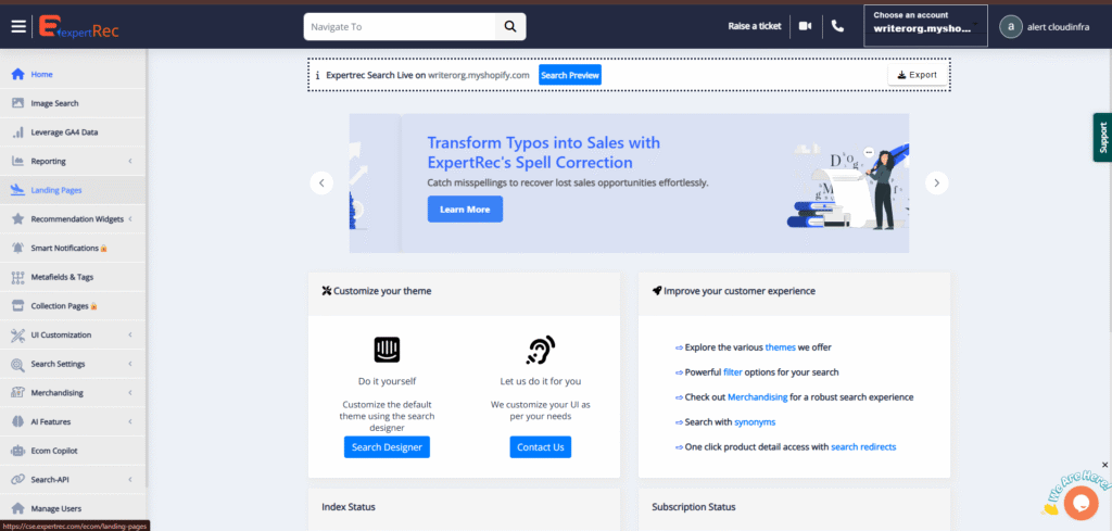 analytics dashboard