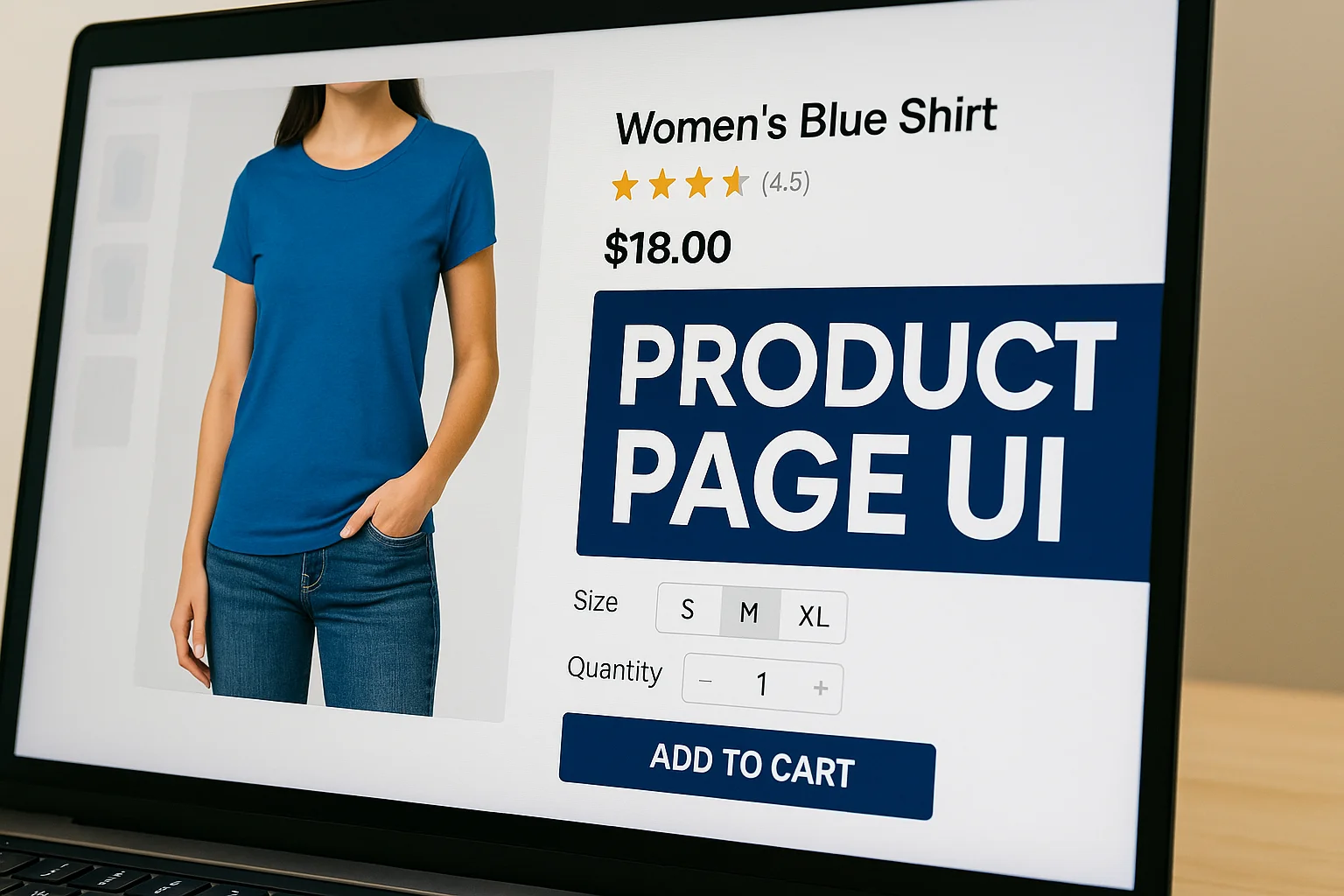 product page ui