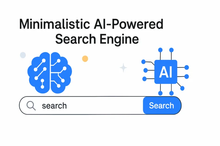 Minimialistic AI Powered Search