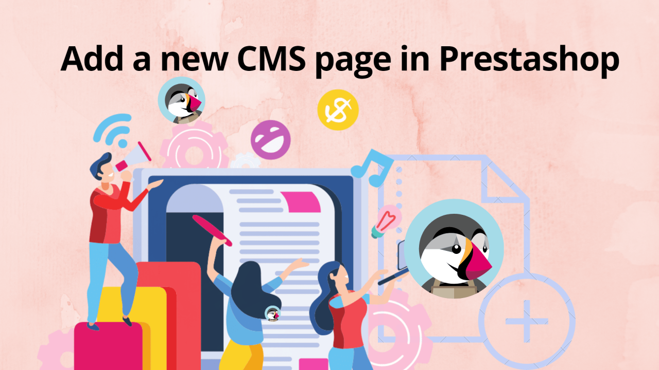 Add a new CMS page in Prestashop