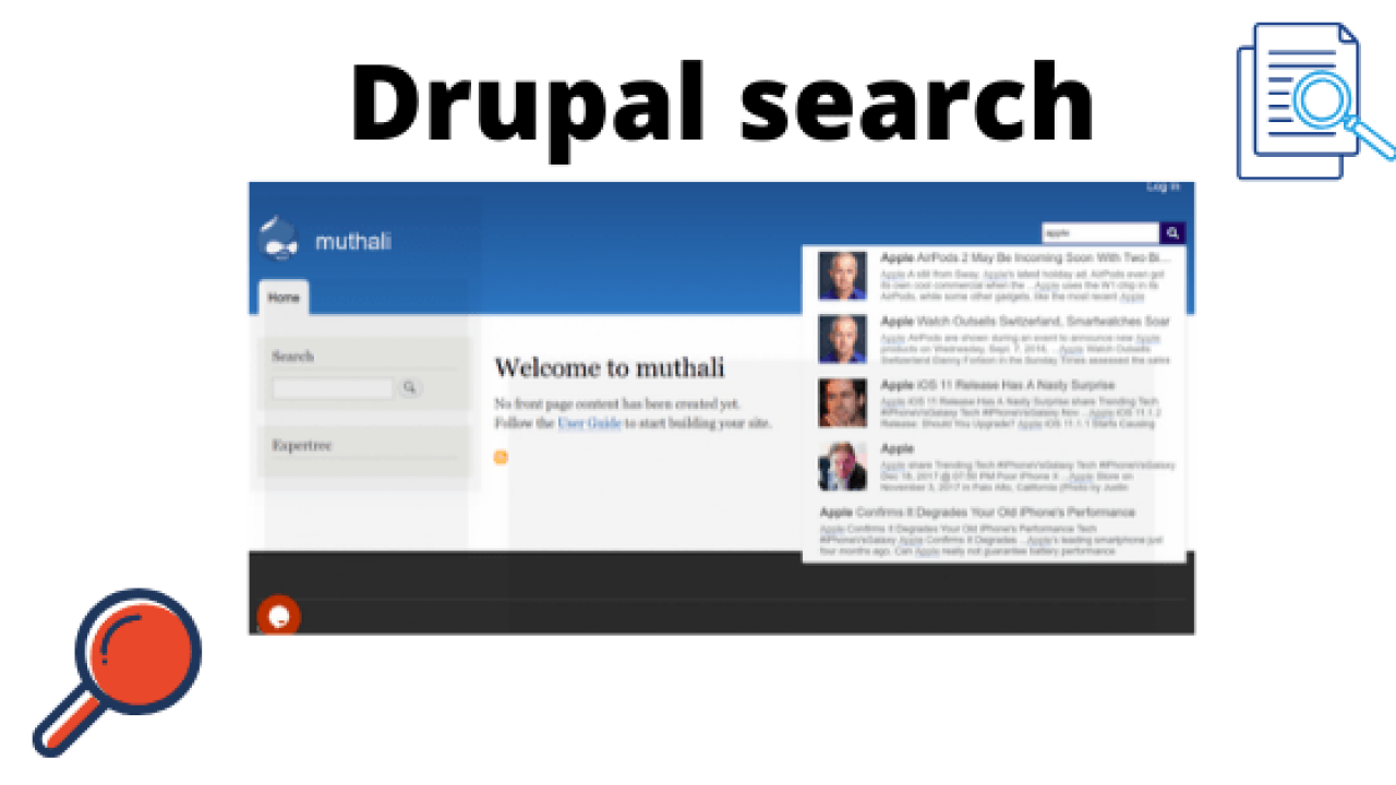 Drupal search