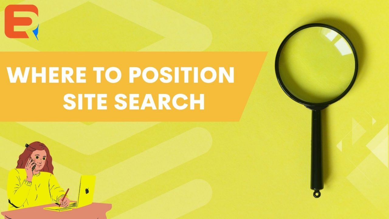 where to position site search
