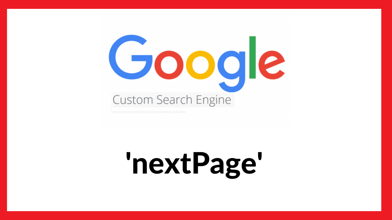 Google custom search next page